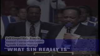 APOSTLE LOBIAS MURRAY HOLY CONVOCATION 1996 [upl. by Aihsram176]