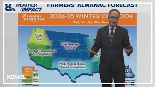 Farmers Almanac What it forecasts for 20242025 winter [upl. by Llenna703]