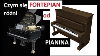 Czym się różni FORTEPIAN od PIANINA [upl. by Enaed818]