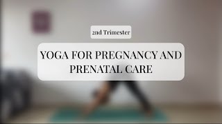 Yoga for Pregnancy and Prenatal care T2 English [upl. by Valora530]