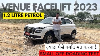 venue facelift 2023 sx 12 petrol review …better than brezza 2023  tata nexon [upl. by Chaille]