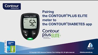 Pairing the meter with the app  CONTOUR PLUS ELITE  mmoll  Singapore enSG [upl. by Ellohcin]