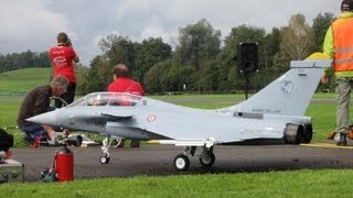 Giant Remote Control Scale Rafale B01 Jetcat P300 [upl. by Damha826]