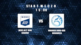 Transmisja meczu MZKS Alit 1980 Ożarów vs Moravia AnnaBud Morawica [upl. by Ieluuk]