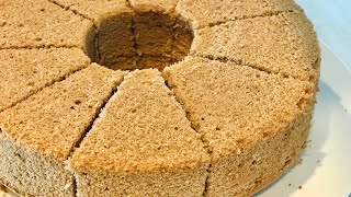 Mocha Chiffon Cake recipe I SOFT and FLUFFY I Mocha Cake base [upl. by Higgins705]