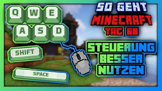 SCHNELLER BAUEN in MINECRAFT Tipps amp Tricks zur Steuerung 🔸 So geht Minecraft  Tag 68 [upl. by Ecyar]