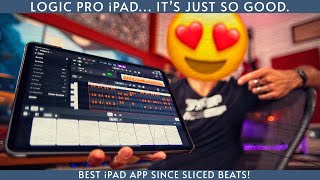 Logic Pro  iPad❤️ Its the closest thing to perfect so far [upl. by Ecienal]