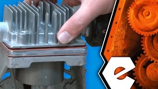 How to install a pump rebuild kit on a Ridgid TriStack air compressor model OF50150TS [upl. by Bakemeier90]