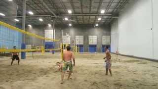 Footvolley at 6 Pack Indoor Beach [upl. by Sherri827]