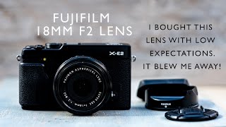 Fujifilm 18mm f2 lens  this lens in incredible [upl. by Balbinder]