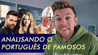 ANALISANDO O PORTUGUÊS DE FAMOSOS – FALAM BEM [upl. by Wrigley]