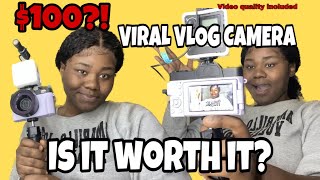 Reviewing the Viral 100 Vlog camera  HONEST REVIEW [upl. by Nigel]