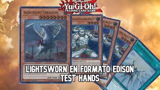 Lightsworn Deck Test Hands Edison Format 2010  YuGiOh [upl. by Henigman]