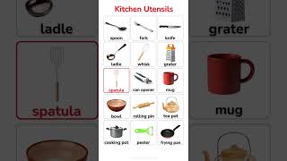 Kitchen Utensils in English [upl. by Dall]