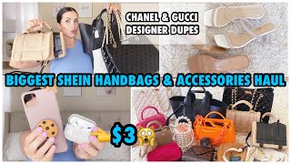 HUGE SHEIN HANDBAGS HAUL  13 Handbags Shoes amp Accessories You Actually Have To See This Haul [upl. by Durwyn420]