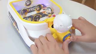 KB060429 Educational tabletop electronic lighting sound shooting ball toys pinball game machine [upl. by Stalk22]