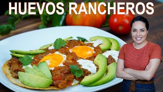 Huevos Rancheros Recipe  DELICIOUS Mexican Breakfast  Villa Cocina [upl. by Enilehcim]