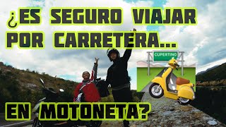 Es seguro viajar en motoneta por carretera o autopista [upl. by Dnaloy]