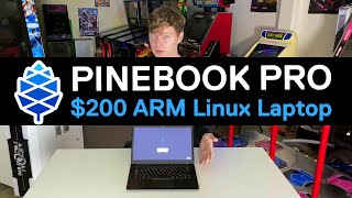 Pinebook Pro Review 200 ARM Linux Laptop  rogerclark [upl. by Koziarz]