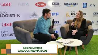 Expo Logistik 2024  Entrevista a Solana Larocca de Larocca Neumáticos [upl. by Mulligan]