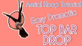 Aerial Hoop TUTORIAL Simple Easy DROP [upl. by Otnicaj]