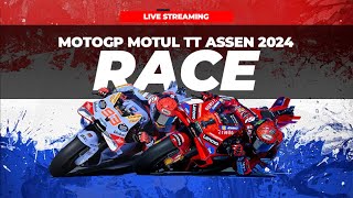 LIVE Race MotoGP Moto2 Moto3 TT Assen 2024 Timing On Board [upl. by Adnawad]