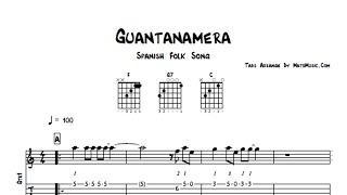 Guantanamera Guitar Tabs  Guitar Pro  With Free Tabs Download [upl. by Aiet]