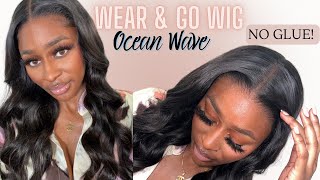 NEW PrePlucked amp Pre Cut Lace Ocean Wave GLUELESS quotWEAR amp GOquot Wig For Beginners  Reshine Hair [upl. by Seleta997]