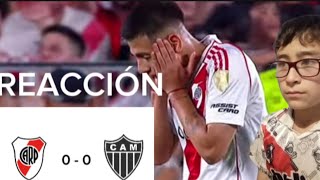 RIVER PLATE 0 ATL MINERO 0 REACCIÓN PICANTE DE Hincha de River  Libertadores SEMIS Vuelta [upl. by Navonod]