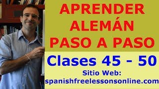 Aprender Aleman con Rodrigo Clases Aleman 4550 [upl. by Berk]