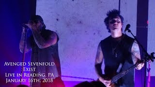 Avenged Sevenfold  Exist Live in Reading PA 11618 [upl. by Nide]