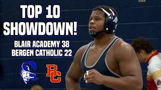 Blair Academy 38 Bergen Catholic 22  HS Wrestling  Top 10 Nationally Ranked Teams Clash in NJ [upl. by Anirtap961]