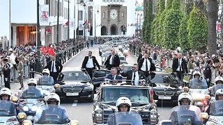 Le Roi Abdallah II de Jordanie en visite officielle au Maroc [upl. by Cinderella]