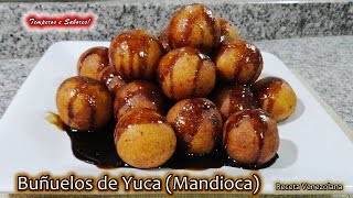 BUÑUELOS DE YUCA MANDIOCA con Queso receta Venezolana [upl. by Driscoll971]