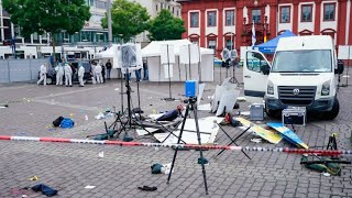 Islamistisches Motiv bei MesserAttentat in Mannheim vermutet [upl. by Anurb890]