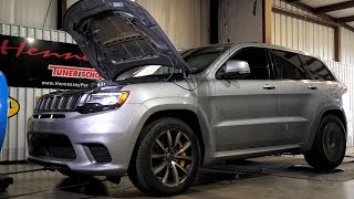 1003 Wheel HP Jeep Trackhawk Dyno Testing [upl. by Yrrat]