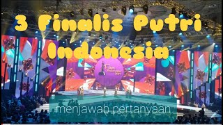 3 Finalis Puteri Indonesia 2019 menjawab pertanyaan [upl. by Monique637]