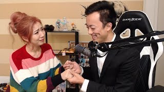 Edison Park Proposes to Leslie Fu 💍 [upl. by Freud]