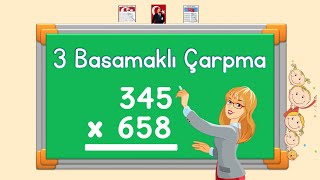 4 Sınıf  3 Basamaklı Çarpma İşlemleri [upl. by Eimerej]