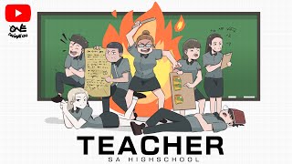 TEACHER SA HIGHSCHOOL  Pinoy Animation [upl. by Egiap]