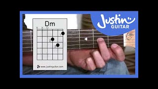 D Minor Chord Dm  Stage 2 Guitar Lesson  Guitar For Beginners BC123 [upl. by Geiger]