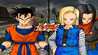 Gohan del Futuro VS Androides 17 amp 18  Epic Fight Dragon Ball Z Budokai Tenkaichi 3 Latino [upl. by Amando469]