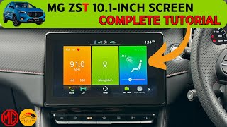 📻MG ZST  ZS Tutorial  101 Inch Infotainment Screen  Feature Walkthrough  Complete User Guide [upl. by Keelia147]