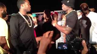 Confrontation between 50 cent and Trav former GUnit Member [upl. by Angelica]