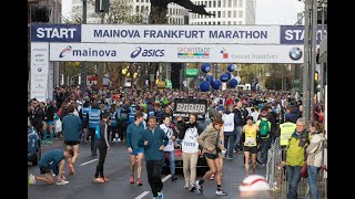 Der Mainova Frankfurt Marathon im Schnelldurchlauf [upl. by Analra]