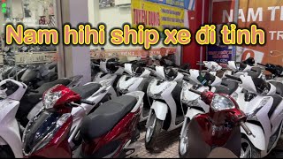 Vario 125 trắng bóng Sh 160 trắng đen Ab 160 2024 Ship về tỉnh  Nam hihi Ship xe toàn quốc [upl. by Eimmelc]