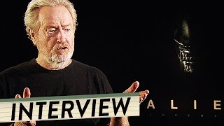 RIDLEY SCOTT Interview zu ALIEN COVENANT [upl. by Oralee]