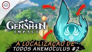 Genshin Impact A LOCALIZAÇÃO de todos ANEMOCULUS  Super Dica PTBR 1 [upl. by Nahoj]