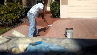 Restoring Brick Pavers with Pavers Sealer [upl. by Darees]