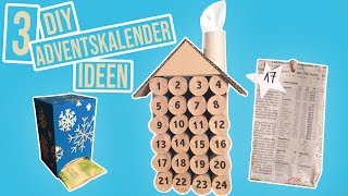 3 DIY Adventskalender zum selber machen [upl. by Hezekiah]